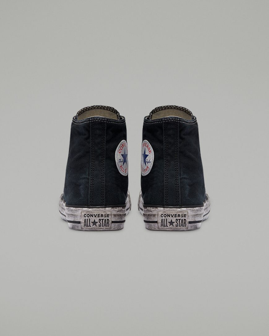 Women's Converse Chuck Taylor All Star Canvas Smoke High Top Shoes Black / White | AU CE501G